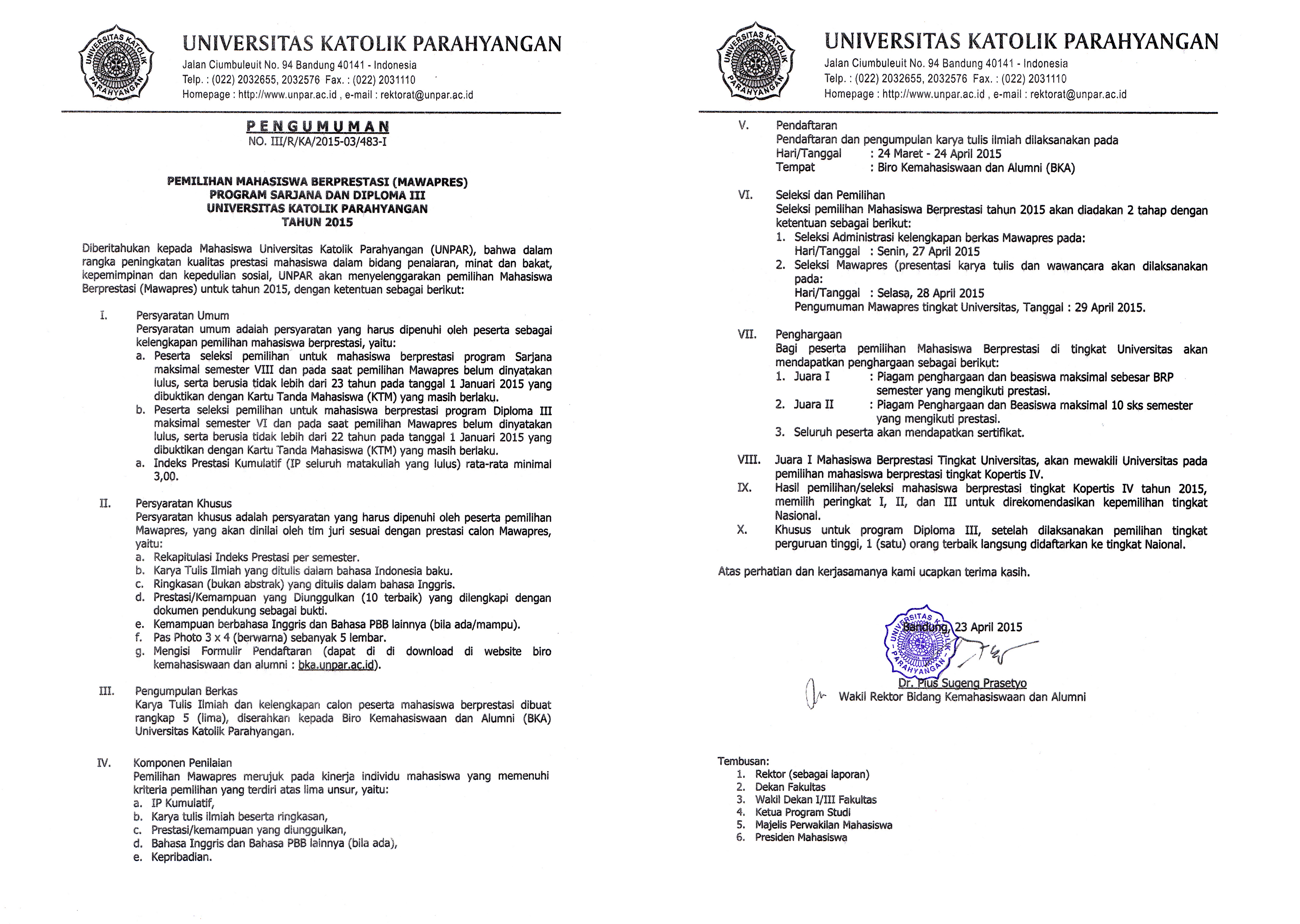 Pengumuman Mawapres 2Pages